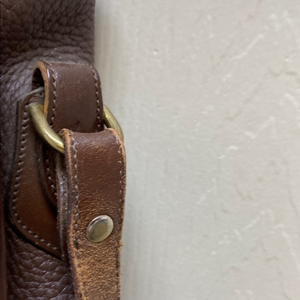 Classic Dooney & Bourke Brown Leather Bag - Picture 4 of 13